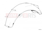 BMW Motorrad BMW CLASSIC 1978 R-Models 2V R 60 TIC Wheel cover, rear