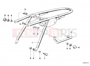 BMW Motorrad BMW CLASSIC 1978 R-Models 2V R 75 /7 Rear frame