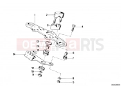 BMW Motorrad BMW CLASSIC 1978 R-Models 2V R 100 /7T Upper fork cross brace