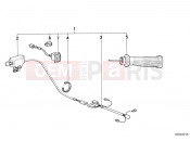 BMW Motorrad BMW CLASSIC 1978 R-Models 2V R 100 /7T Retrofit kit, heated handle