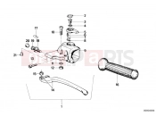 BMW Motorrad BMW CLASSIC 1978 R-Models 2V R 100 /7T Handle unit left