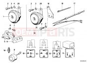 BMW Motorrad BMW CLASSIC 1978 R-Boxer R45 Horn/relay/various switches