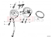 BMW Motorrad BMW CLASSIC 1978 R-Boxer R45 Instruments combinat-.single components