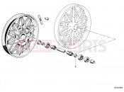 BMW Motorrad BMW CLASSIC 1978 R-Boxer R65 Cast rim-shims