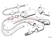 BMW Motorrad BMW CLASSIC 1973 R-Boxer R75/5 Spark plug/ignition wire/ignition coil