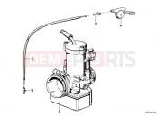 BMW Motorrad BMW CLASSIC 1973 R-Boxer R90S Carburetor-choke cable
