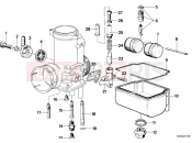 BMW Motorrad BMW CLASSIC 1973 R-Boxer R90S Carburetor-float assy/jet