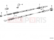 BMW Motorrad BMW CLASSIC 1973 R-Boxer R90S Clutch cable/brake cable assembly