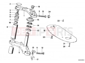 BMW Motorrad BMW CLASSIC 1980 R-Boxer R65 Fork bridge