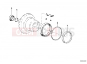 BMW Motorrad BMW CLASSIC 1982 R-Models 2V R 80 G/S Differential-crown wheel inst.parts