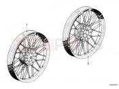 BMW Motorrad BMW CLASSIC 1982 R-Models 2V R 80 G/S Spoke wheel