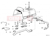 BMW Motorrad BMW CLASSIC 1982 R-Models 2V R 80 ST Cover panel / engine ventilation