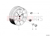BMW Motorrad BMW CLASSIC 1982 R-Models 2V R 80 ST Wheel hub rear