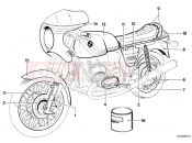 BMW Motorrad BMW CLASSIC 1982 R-Models 2V R 100 CS Painted parts 131 hellsilber