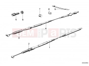 BMW Motorrad BMW CLASSIC 1982 R-Boxer R45 Bowden cable