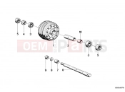 BMW Motorrad BMW CLASSIC 1982 R-Boxer R45 Wheel hub, front