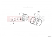 BMW Motorrad BMW CLASSIC 1982 R-Boxer R45/N Piston, single components