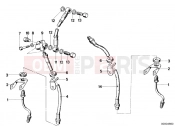 BMW Motorrad BMW CLASSIC 1982 R-Boxer R65 Front brake-brake pipe