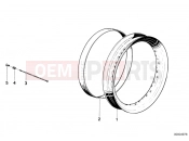 BMW Motorrad BMW CLASSIC 1983 R-Models 2V R 80 RT Spoke wheel rim/spoke