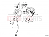BMW Motorrad BMW CLASSIC 1983 R-Models 2V R 80 ST Instruments combinat-.single components