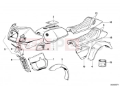BMW Motorrad BMW CLASSIC 1981 R-Models 2V R 100 /7T Painted parts 603 minzgrün hell