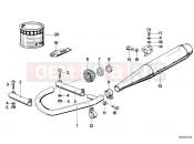 BMW Motorrad BMW CLASSIC 1981 R-Models 2V R 100 CS Exhaust system