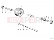 BMW Motorrad BMW CLASSIC 1981 R-Models 2V R 100 CS Wheel hub mounting parts front