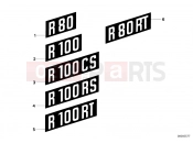 BMW Motorrad BMW CLASSIC 1981 R-Models 2V R 100 CS Sticker