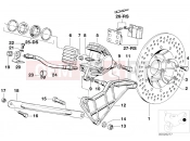BMW Motorrad BMW CLASSIC 1981 R-Models 2V R 100 RT Rear wheel brake / brake disc