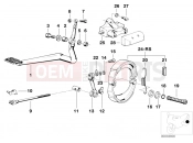 BMW Motorrad BMW CLASSIC 1981 R-Models 2V R 100 TIC Rear wheel brake