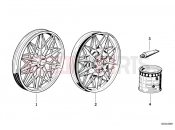 BMW Motorrad BMW CLASSIC 1981 R-Boxer R45 Cast iron rim silver