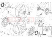 DUCATI Monster 659 ABS kerekek » első kerék
