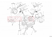 DUCATI Monster 659 ABS VERTICAL CYLINDER HEAD » VALVE DRIVE