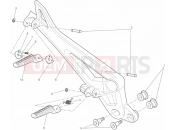 DUCATI Monster 696 ABS FOOTRESTS, RIGHT » UNCLASSIFIED