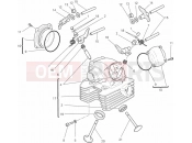 DUCATI 2014 Monster 795 014 - VERTICAL CYLINDER HEAD (2) » VALVE DRIVE