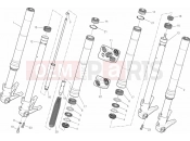 DUCATI Monster 796 ABS - DMT 024 - FRONT FORK (1) » FRONT SUSPENSION