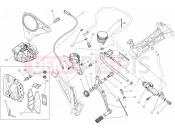 DUCATI Diavel STRADA REAR BRAKE SYSTEM » BRAKING SYSTEM