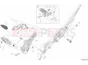 DUCATI Diavel STRADA FOOTRESTS, RIGHT » UNCLASSIFIED