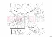 DUCATI Monster 1100 EVO ABS HORIZONTAL CYLINDER HEAD » VALVE DRIVE
