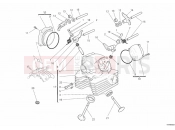 DUCATI Monster 1100 EVO ANNIVERSARY VERTICAL CYLINDER HEAD » VALVE DRIVE
