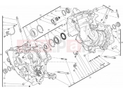 DUCATI 2013 Superbike 1199 Panigale S Tricolore 010 - HALF-CRANKCASES PAIR » ENGINE CASE