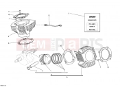 DUCATI Monster 659 ABS CYLINDER - PISTON » ENGINE CASE