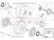 DUCATI Monster 696 ABS ANNIVERSARY kerekek » első kerék