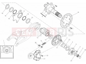 DUCATI Hypermotard 796 REAR WHEEL SPINDLE » REAR WHEEL