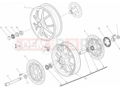 DUCATI Monster 796 ABS ANNIVERSARY WHEELS » FRONT WHEEL