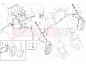 DUCATI Monster 796 ABS ANNIVERSARY FRONT BRAKE SYSTEM » BRAKING SYSTEM