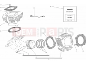 DUCATI Monster 796 ABS ANNIVERSARY CYLINDER - PISTON » ENGINE CASE