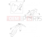 HUSQVARNA 2018 Street FS 450 (F2303R0) [EU] MASK, FENDERS|Frame|08