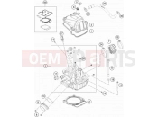 HUSQVARNA 2017 Street FS 450 (F2303Q0) [EU] CYLINDER HEAD|Engine|36