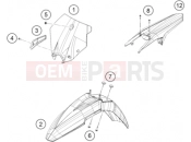 HUSQVARNA 2015 Street FS 450 (F2303O0) [EU] MASK, FENDERS|Frame|08